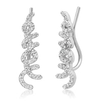 XOXO DIAMOND CRAWLER EARRINGS