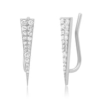 DIAMOND DAGGER CRAWLER EARRINGS