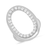 VIS-A-VIS OVAL DIAMOND RING