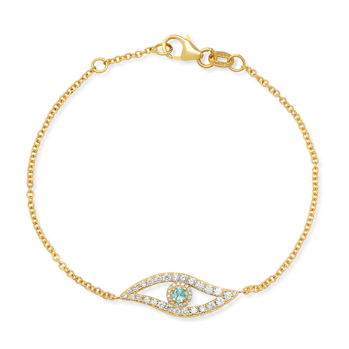 EVIL EYE PARAIBA BRACELET