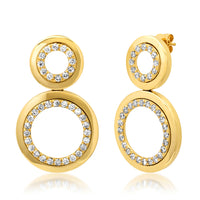 VIS-A-VIS DOUBLE CIRCLE EARRINGS