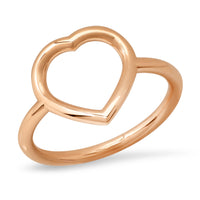 HEART 18K GOLD RING