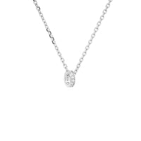 CIRCLE CHARM DIAMOND NECKLACE