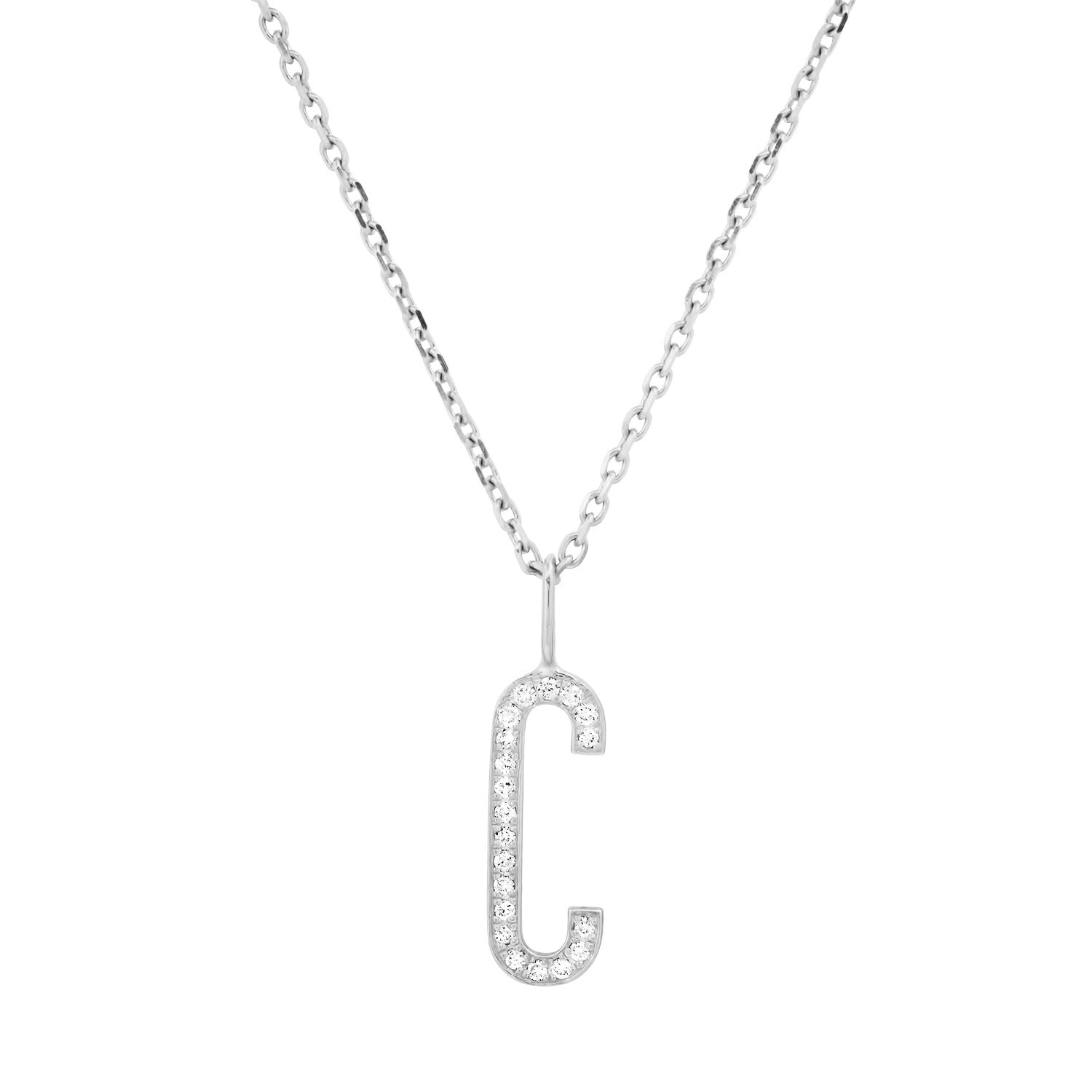 DIAMOND INITIAL PENDANT