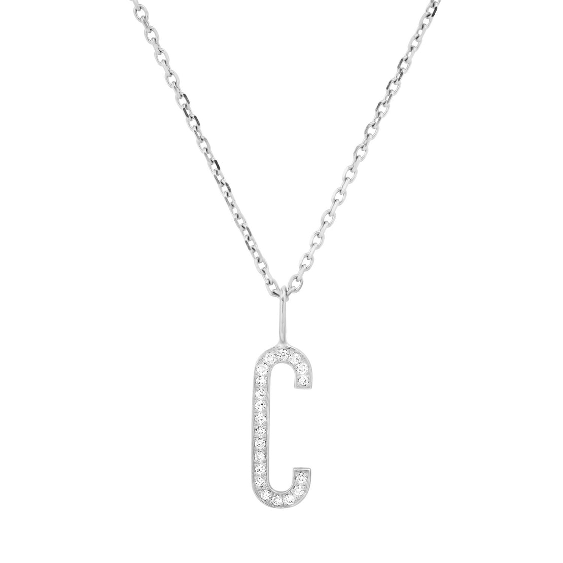 DIAMOND INITIAL PENDANT