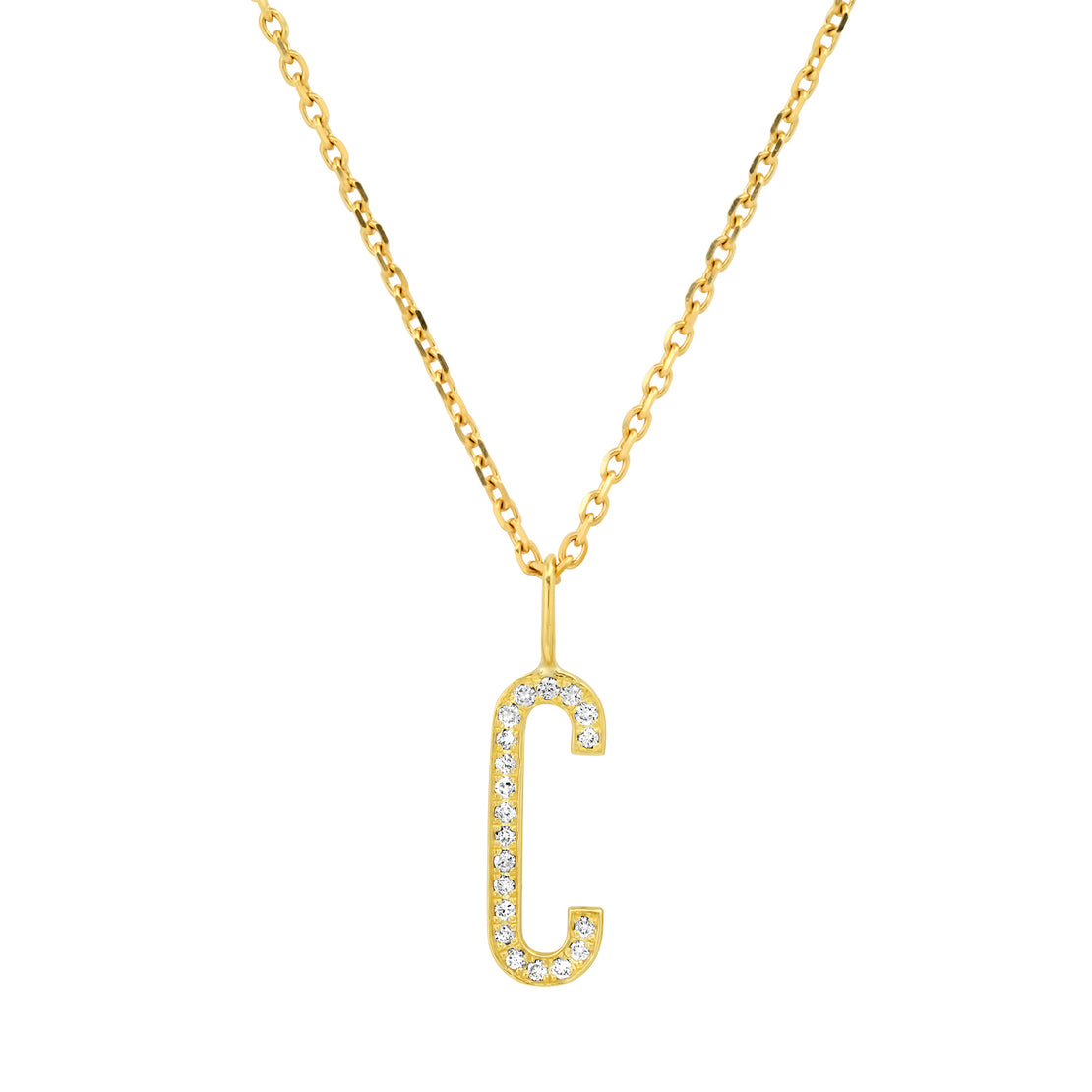 DIAMOND INITIAL PENDANT