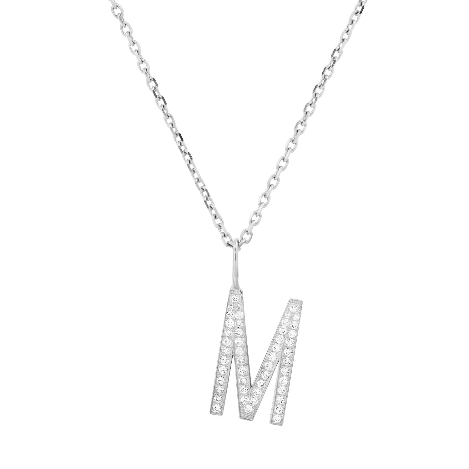 DIAMOND INITIAL PENDANT