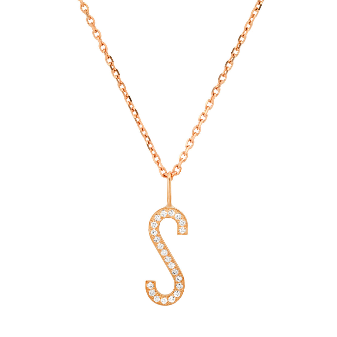 DIAMOND INITIAL PENDANT