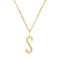 DIAMOND INITIAL PENDANT