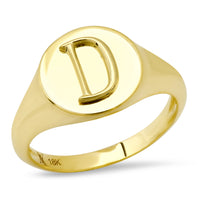 INITIAL SIGNET RING