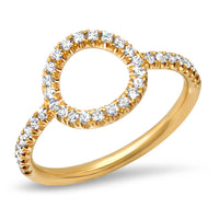 GEO ROUND DIAMOND RING