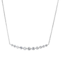 GRADUATED DIAMOND NECKLACE