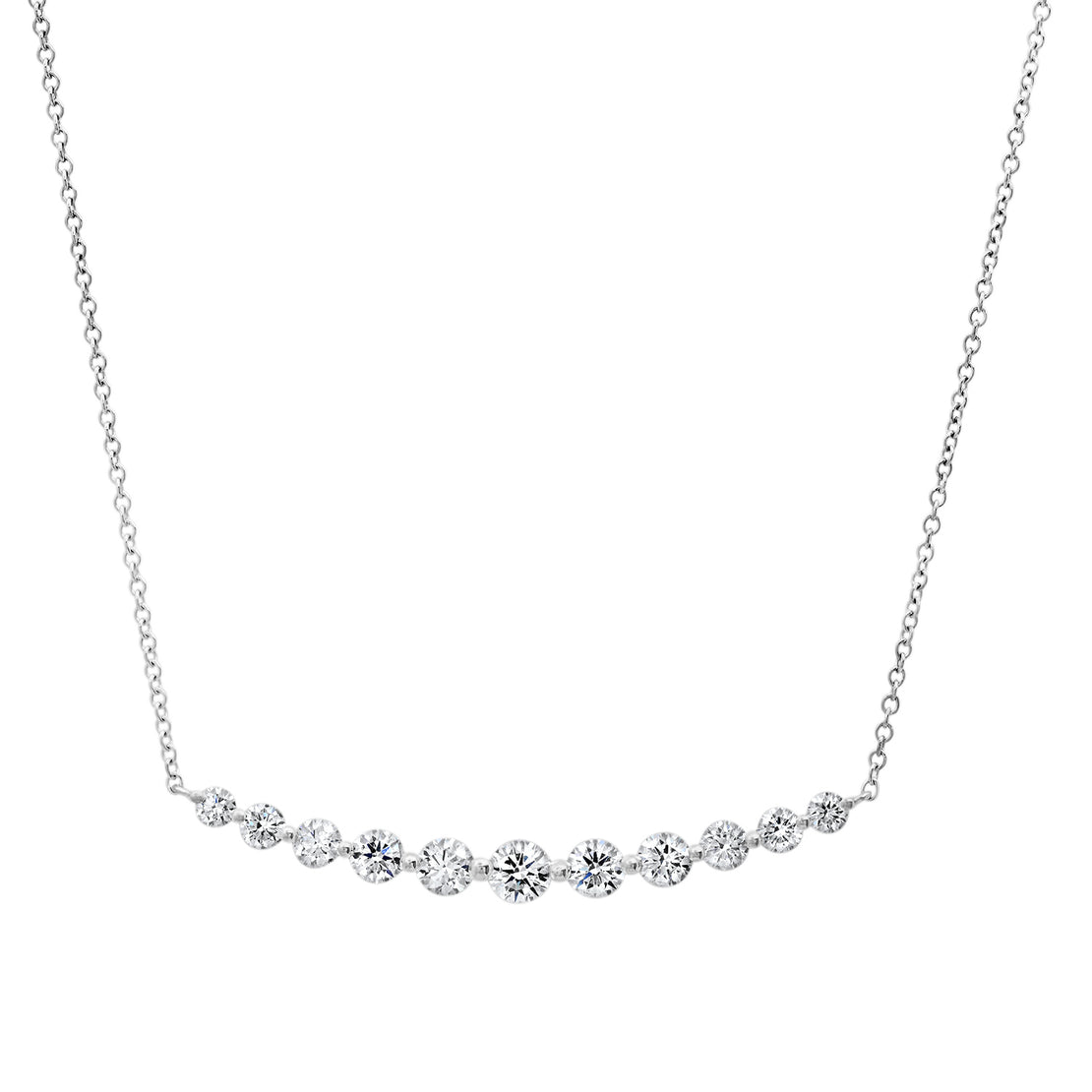 GRADUATED DIAMOND NECKLACE