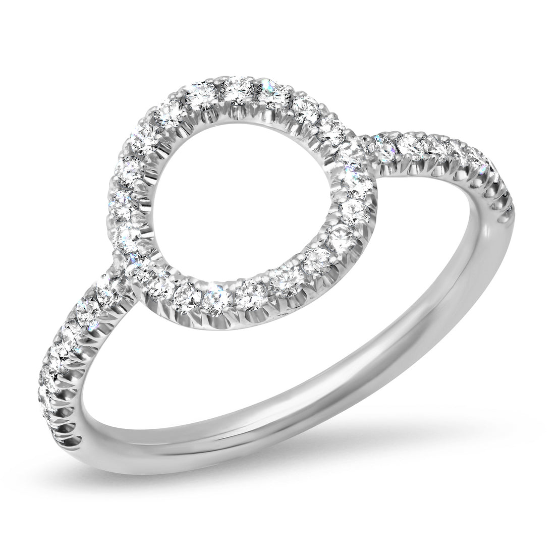 GEO ROUND DIAMOND RING