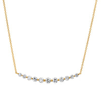 GRADUATED DIAMOND NECKLACE